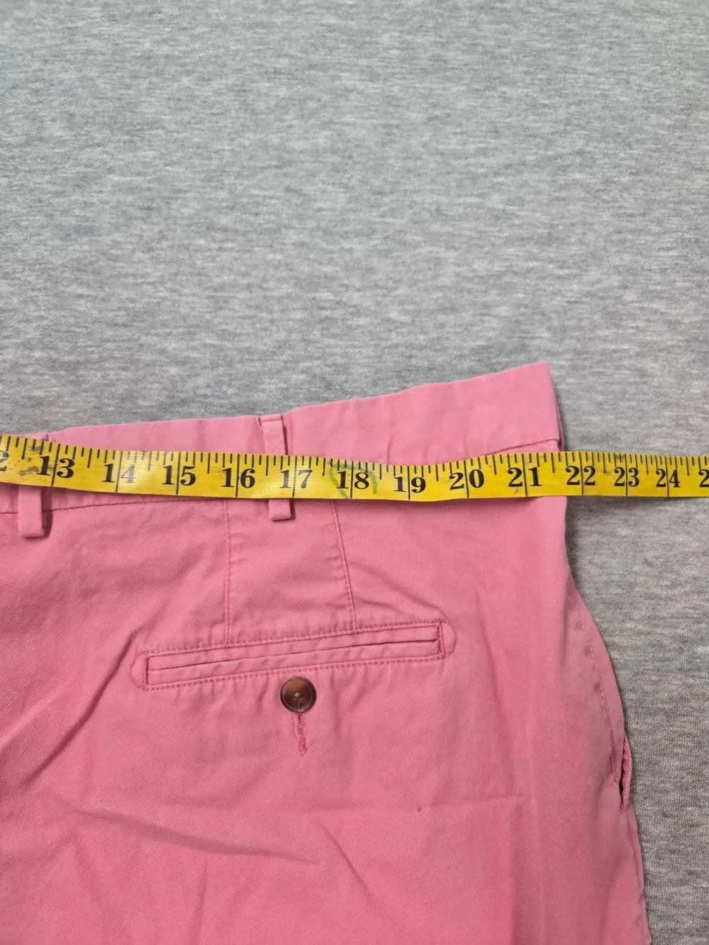 Peter Millar Shorts Mens 44 Pink Chino Flat Front Cotton Pockets Casual Summer